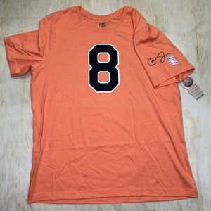 NEW XL Cal Ripken Jr Ebbets Field Flannels Hall of Fame Shirt Orange